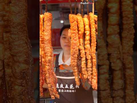 Crispy Pork Curtain in Kunming, China!🇨🇳 Pick any piece you want! thumbnail