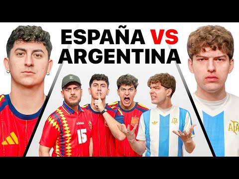 ARGENTINO vs 3 ESPAÑOLES *¿Qué selección es MEJOR?* thumbnail