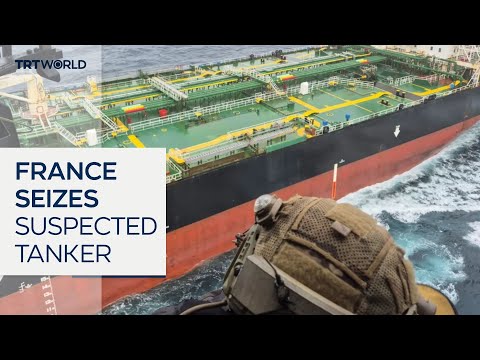 French authorities seize suspected Russian oil tanker thumbnail