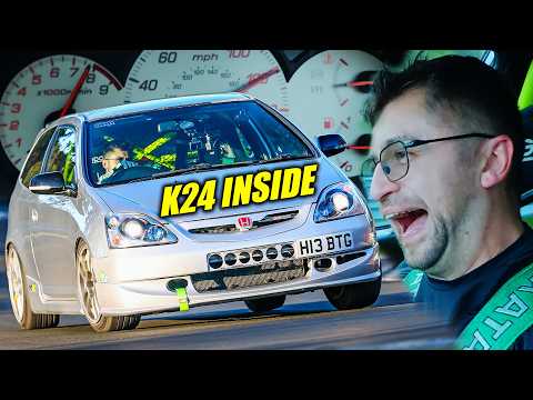 This K24 EP3 Type R is PURE INSANITY! // Nürburgring thumbnail