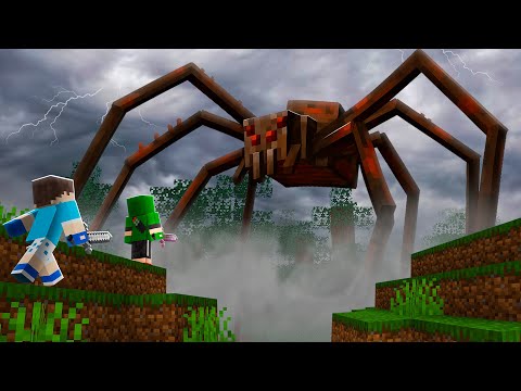BASE VS ARANHA MUTANTE: ENCONTRAMOS UMA ARANHA REALISTA GIGANTE NO MINECRAFT!! thumbnail