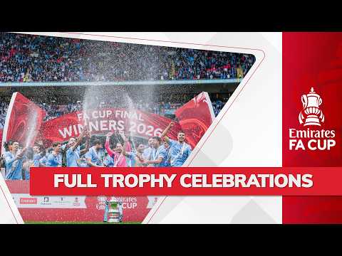 Full 2025/26 FA Cup Trophy presentation | Winners Manchester City thumbnail
