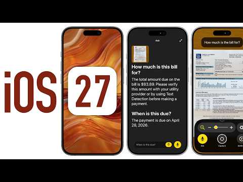 Apple kündigt offiziell die ersten iOS 27 Funktionen an - Das müsst ihr wissen! thumbnail