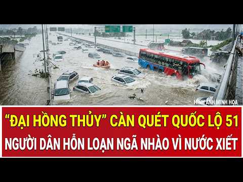 “Đại hồng thủy” khủng khiếp càn quét Quốc lộ 51, người dân hỗn loạn ngã nhào vì nước xiết thumbnail