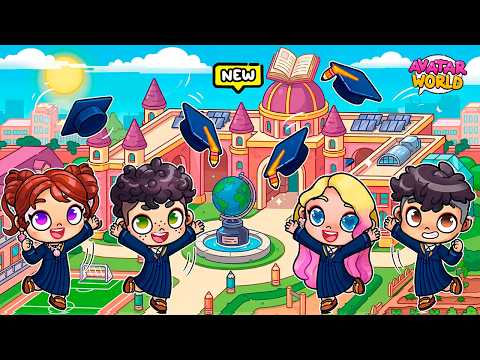 ВЫПУСКНОЙ АЛИНЫ 👨‍🎓🏫 УНИВЕРСИТЕТ в AVATAR WORLD ИСТОРИЯ  РУТИНА СЕМЬИ ОБНОВЛЕНИЕ СЕКРЕТЫ СЕРИАЛ thumbnail
