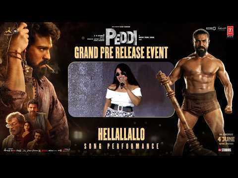 PEDDI: Hellallallo (Live at Peddi Ki Awaaz) | Ram Charan | Janhvi Kapoor | AR Rahman | Heer thumbnail