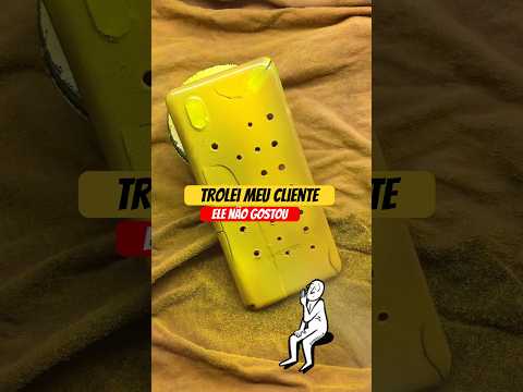 Pintei o celular dos correios #celular #gambiarra #tecnologia #entretenimento #assistenciatecnica thumbnail
