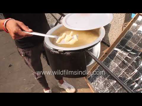 Cooking pasta and macaroni using solar energy at IIT Gandhinagar thumbnail