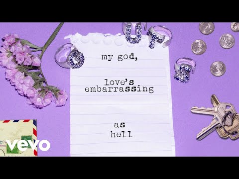 Olivia Rodrigo - love is embarrassing (Official Lyric Video) thumbnail