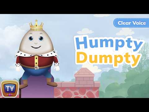 Humpty Dumpty | Clear Voice & Minimal Music Nursery Rhyme |ChuChu TV Songs for Infants thumbnail