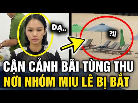 Cận cảnh BÃI BIỂN TÙNG THU hiện trường nơi nhóm Miu Lê bị phát hiện CHƠI MAI THÚY | Tin 3 Phút thumbnail