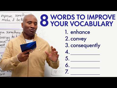 Improve Your Vocabulary: 8 Words for Intermediate English Learners thumbnail