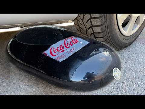 DIET COCA COLA BALLOON VS CAR, Coca Cola Zero, PowerAde, Fanta, Sprite, Fruko and Mentos Diff Unde thumbnail