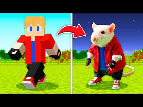 VIDA de RATO no Minecraft! thumbnail