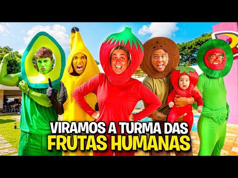 VIRAMOS A TURMA DAS FRUTAS HUMANAS *Novela dos Rosa thumbnail