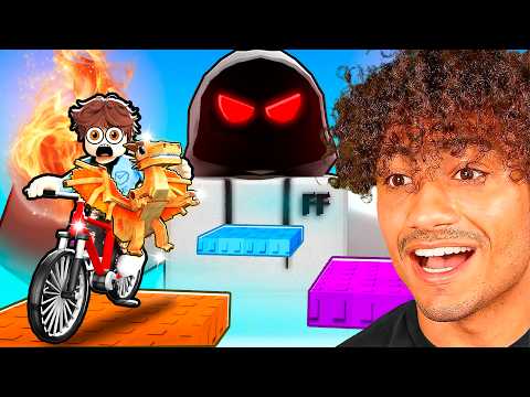 OWNERS Gave Me ADMIN COMMANDS In Bike Obby For Brainrots.. thumbnail