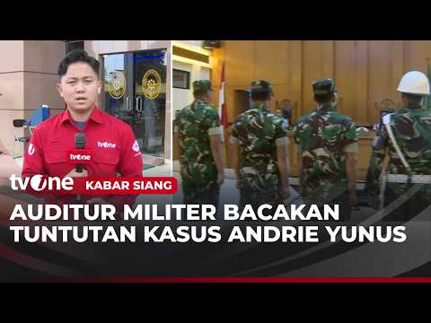 Empat Prajurit TNI Penyiram Air Keras Jalani Sidang Tuntutan | Kabar Siang thumbnail