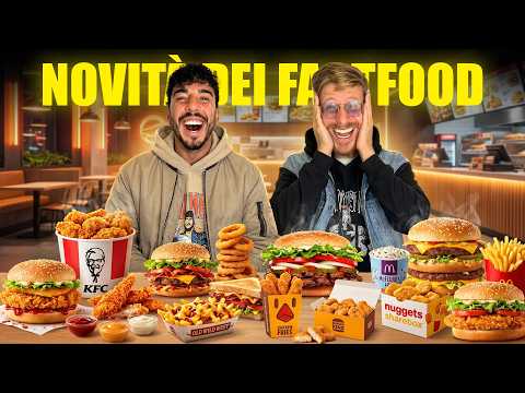 IO E DADDA PROVIAMO TUTTE LE NOVITÀ DEI FASTFOOD ESISTENTI - NON CI CREDO QUESTO PRODOTTO È GENIALE! thumbnail