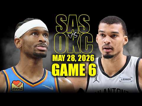 San Antonio Spurs vs Oklahoma City Thunder Full Game 6 Highlights - May 28, 2026 | NBA WCF thumbnail
