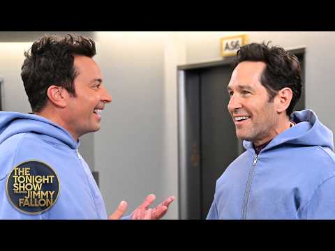 Paul Rudd and Jimmy Wear the Same Shirt (Cold Open) | The Tonight Show Starring Jimmy Fallon thumbnail