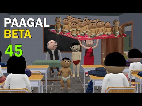 PAAGAL BETA 45 | Jokes | CS Bisht Vines | Desi Comedy Video | School Classroom Jokes thumbnail
