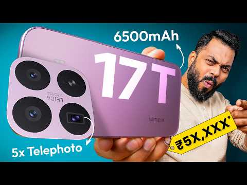 Xiaomi 17T Unboxing & First Look ⚡ 5X Tele Leica 📷, D8500, 6500mAh & More @ ₹54,999*! thumbnail