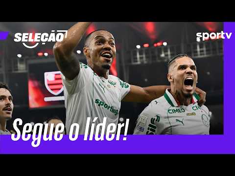 PALMEIRAS ABRE SETE PONTOS DE VANTAGEM NA LIDERANÇA DO BRASILEIRÃO | SELEÇÃO SPORTV | sportv thumbnail