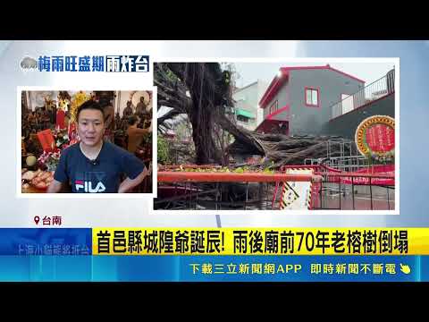 首邑縣城隍爺誕辰! 雨後廟前70年老榕樹倒塌 東琉線變身海盜船 業者:估5號午後風雨暫歇｜三立新聞網 SETN.com thumbnail