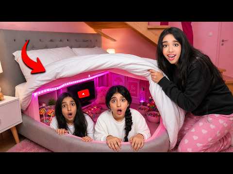 بنينا غرفة السرية تخبينا من ماما ! شفا - Hide in Secret room thumbnail