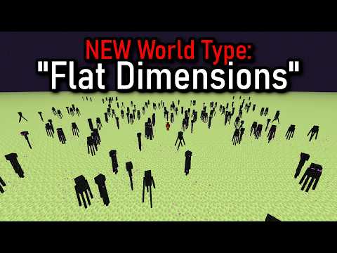 NEW FLAT DIMENSION WORLD is weird and kinda scary. thumbnail