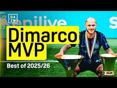 Federico DIMARCO eletto MVP: che stagione monstre! Serie A 2025-26 | Ogni GOL e ASSIST | DAZN thumbnail