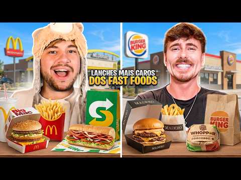 OS LANCHES MAIS CAROS DE CADA FAST FOOD! - React Gaba thumbnail