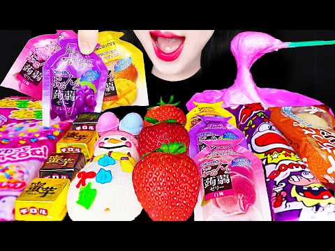 ASMR JAPANESE NERUNERUNE FOAM CANDY 가루쿡 네루네루네 일본 간식 먹방 MUKBANG, EATING thumbnail