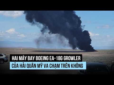 Xem 2 chiến đấu cơ tác chiến điện tử hải quân Mỹ va chạm trên không thumbnail