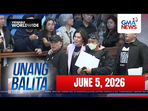 Unang Balita - Part 1 (June 5, 2026) | Unang Hirit thumbnail