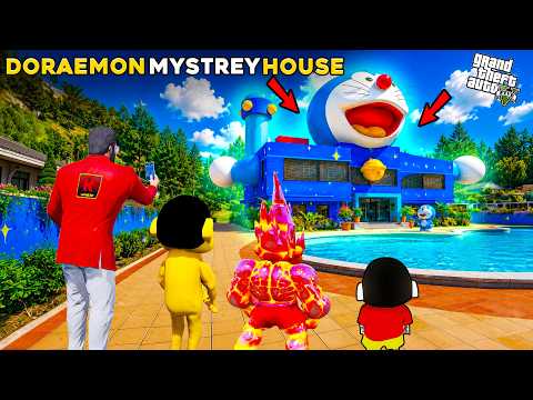 GTA 5: Rampage & Shinchan🤣 Found Doraemon MYSTERY House 🤑 Full Fun #bommalu #gta5telugu #rampageboy thumbnail