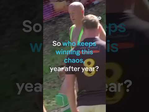German YouTuber crowned cheese rolling champion again | DW News thumbnail