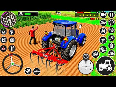 Modern Tractor Farming Driving Simulator 3D - New Tractor Games - Android Gameplay thumbnail