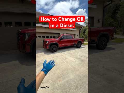 How to PROPERLY Change Oil in a Diesel (My 1st New Truck) thumbnail