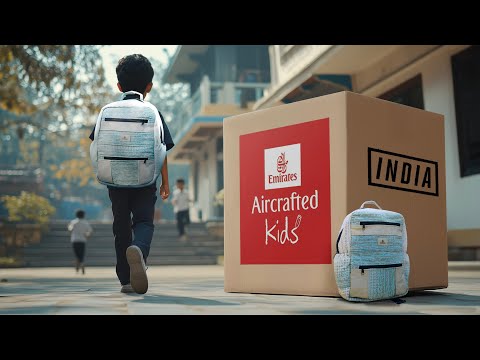 Upcycled Schoolbags Transform the Lives of Kids in India | Aircrafted KIDS by Emirates thumbnail