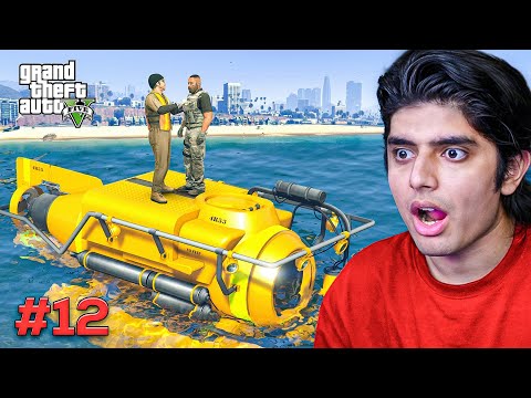 I STOLE A GOVERNMENT SUBMARINE | GTA 5 PART 12 (HINDI DUBBED) thumbnail