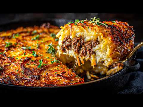 Potatoes and Ground beef ❗ I cook Potatoes with ground beef like this every weekend ❗ thumbnail