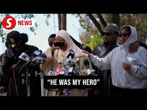 Daughter of slain mosque security guard honors 'loving father' and 'role model' thumbnail