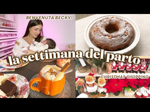 LA SETTIMANA DEL MIO PARTO ? weekly vlog thumbnail