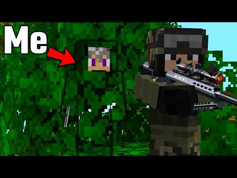 I Snuck Into a Minecraft War (and won) thumbnail