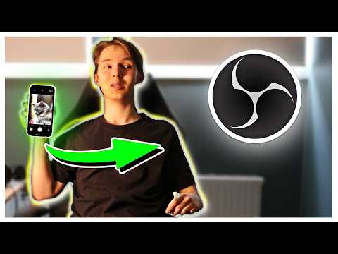 Transform Your Phone Into A WEBCAM In OBS Studio (FREE) thumbnail