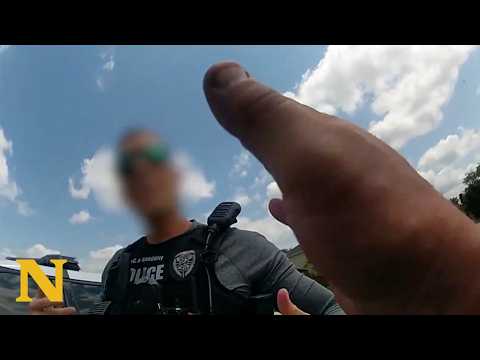 Officer's Dashcam Captures Unexpected Police Pursuit 😰 thumbnail