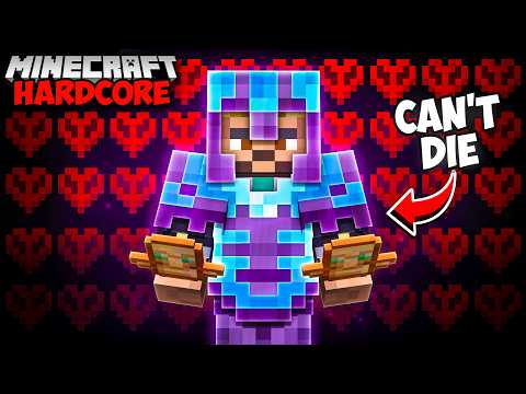 I Became Immortal In Minecraft Hardcore thumbnail