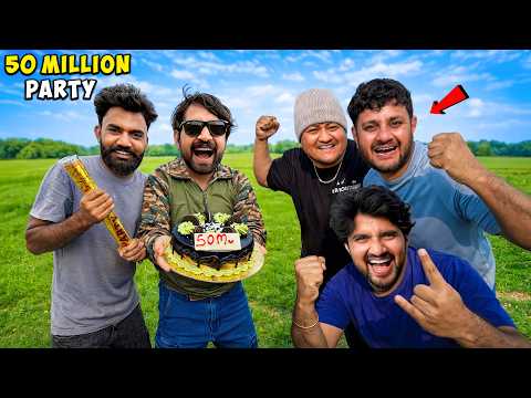 Finally...50 Million Celebration With Team....? | Thank You Titanium Army  ? | Day 10 thumbnail