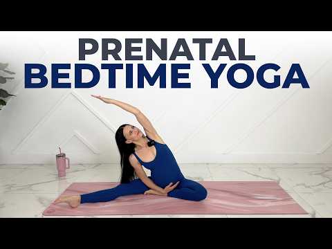 Gentle Pregnancy Yoga Before Bed | Melt Away Tension & Sleep Better thumbnail